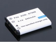 Fits KOD. K7006 3.7V 650mAh Digital Video / Camera Battery